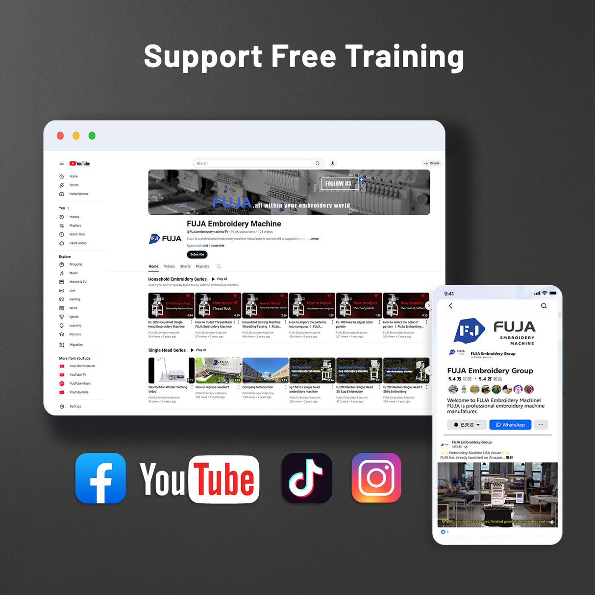 FJ-1501C Single Head 12 15 Needles Embroidery Machine 400*600