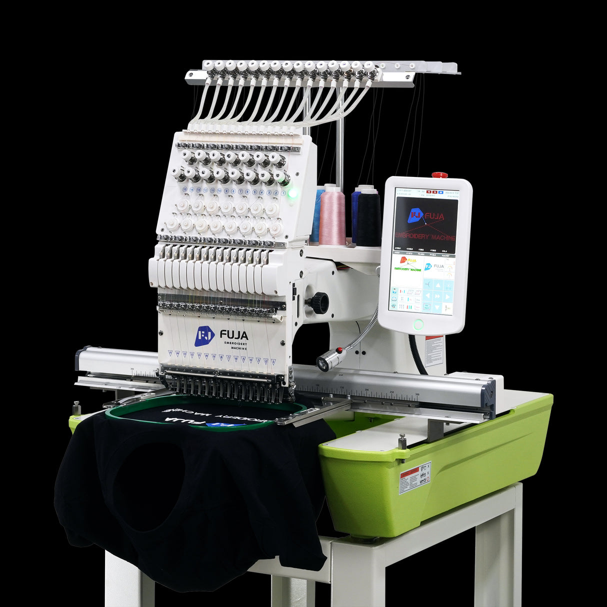 FJ-1501C Einstickkopf-Stickmaschine 12/15 Nadeln 400*600