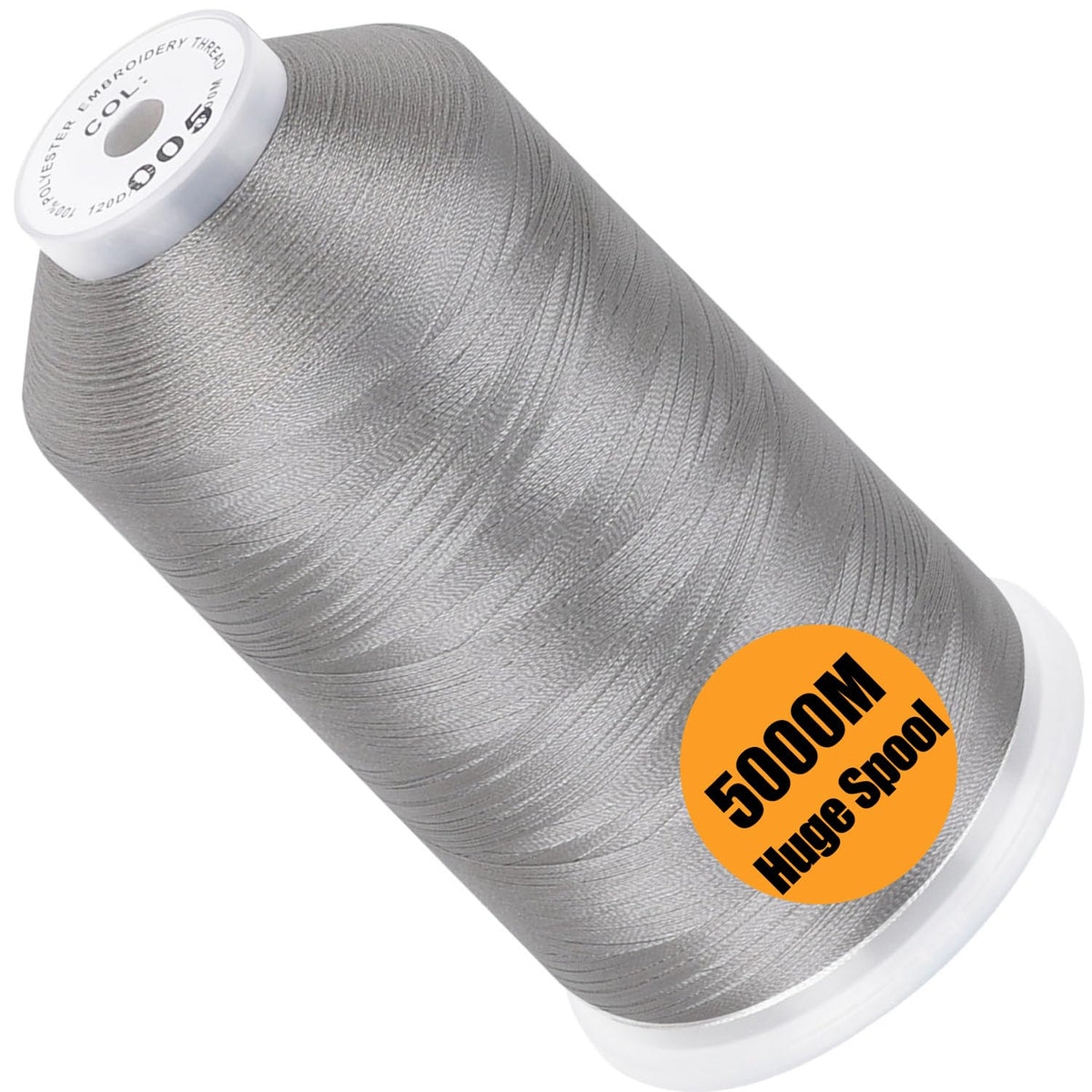 FUJA Polyester Embroidery Thread 108D/2 (40 wt), 5000 yd Cone