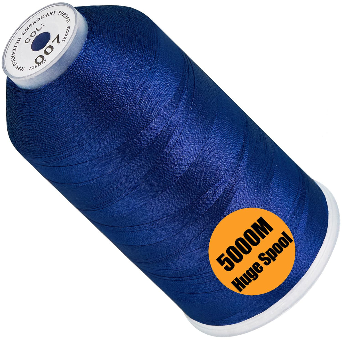 FUJA Polyester Embroidery Thread 108D/2 (40 wt), 5000 yd Cone