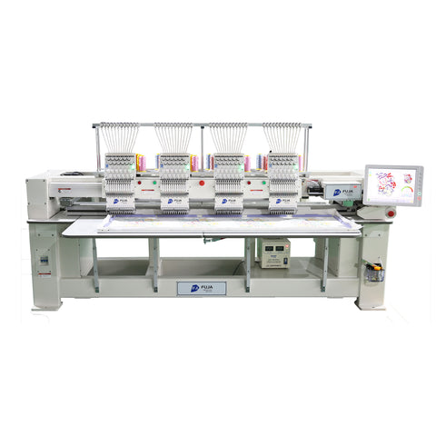 Industrial 4 Heads 12 15 needles T-shirt Cap Embroidery Machine for400*450MM