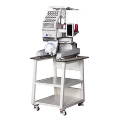 Household Single Head Embroidery Machine 12 Needles for Caps T Shirt 240*320