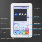 Máquina de bordar doméstica FUJA de un solo cabezal con 10 agujas para gorras y camisetas, 240 x 360