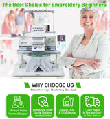 FJ-1501HC Industrial 12 15 Needles Embroidery Machine 400*500