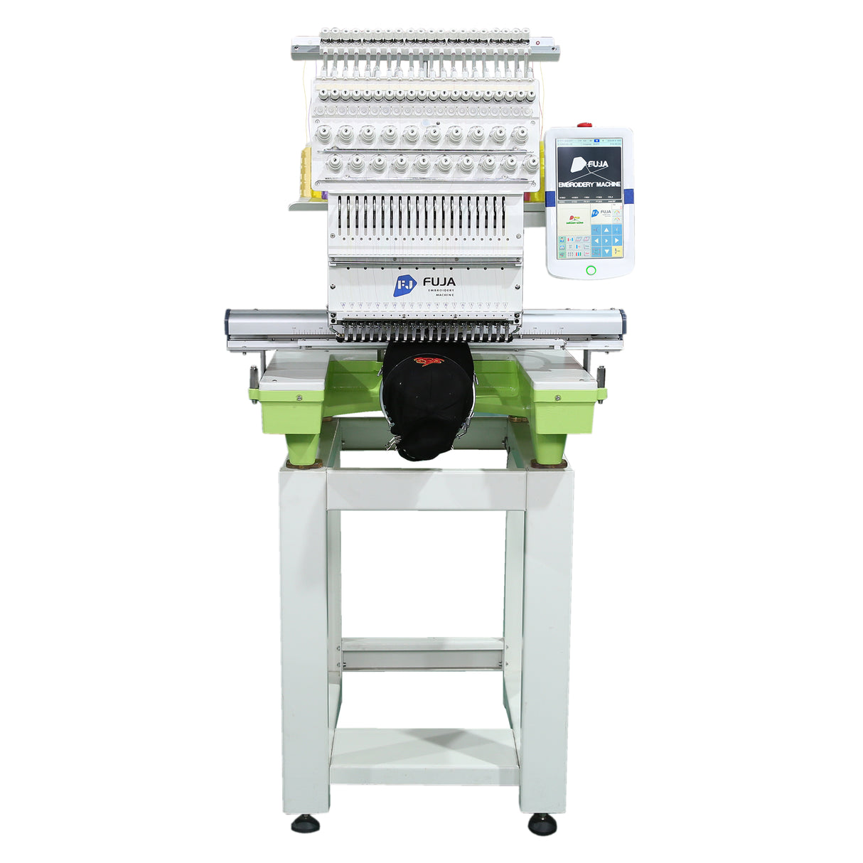 Máquina de bordar computarizada de un solo cabezal con 20 agujas para 350 x 500 mm