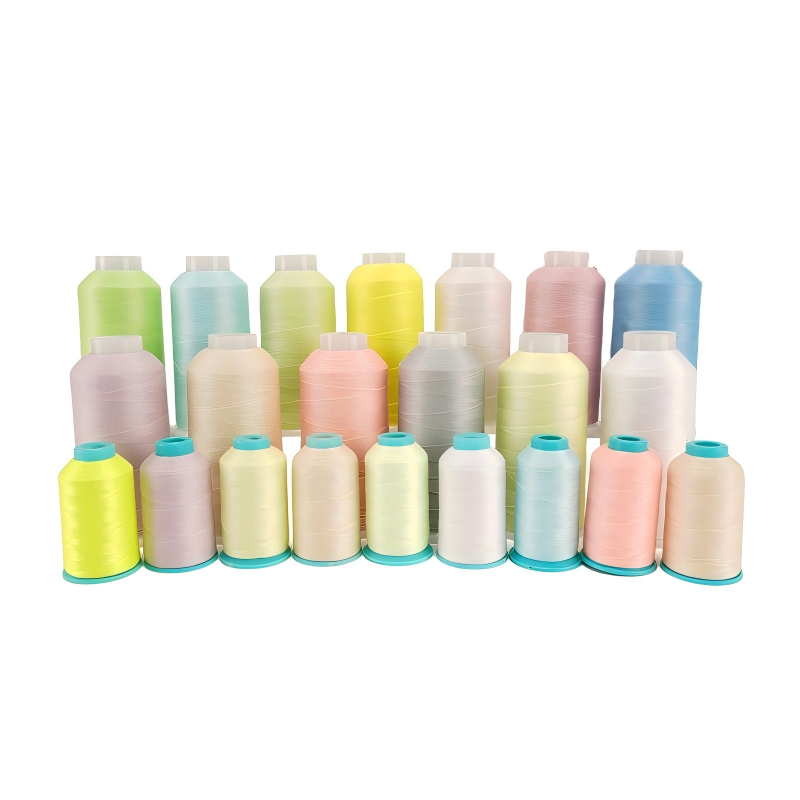 FUJA Glow-in-the-Dark Luminous Embroidery Thread, 800 m & 3000 m