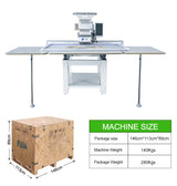 FJ-1201CBL Single Head 12 Needles Embroidery Machine 500*1200