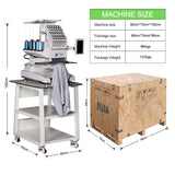 FJ-100 Household Embroidery Machine 12 Needles 240*320