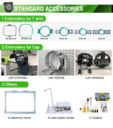 FJ-1503HC Industrial 12 15 Needles Embroidery Machine 400*500