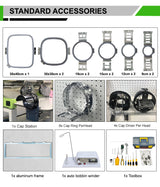 FJ-1504HQ Industrial 12 15 Needles Embroidery Machine 400*450