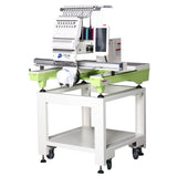 Máquina de bordar automática de un solo cabezal para gorras, camisetas, prendas de vestir, computadora, 12 y 15 agujas