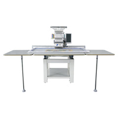 FUJA Flat Single Head Embroidery Machine 12 15 Needles 500*1200mm