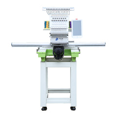 FUJA Single Head 12 15 needles Big Area China Flat T-shirt Hat Computerized Embroidery Machine for 350*1200MM