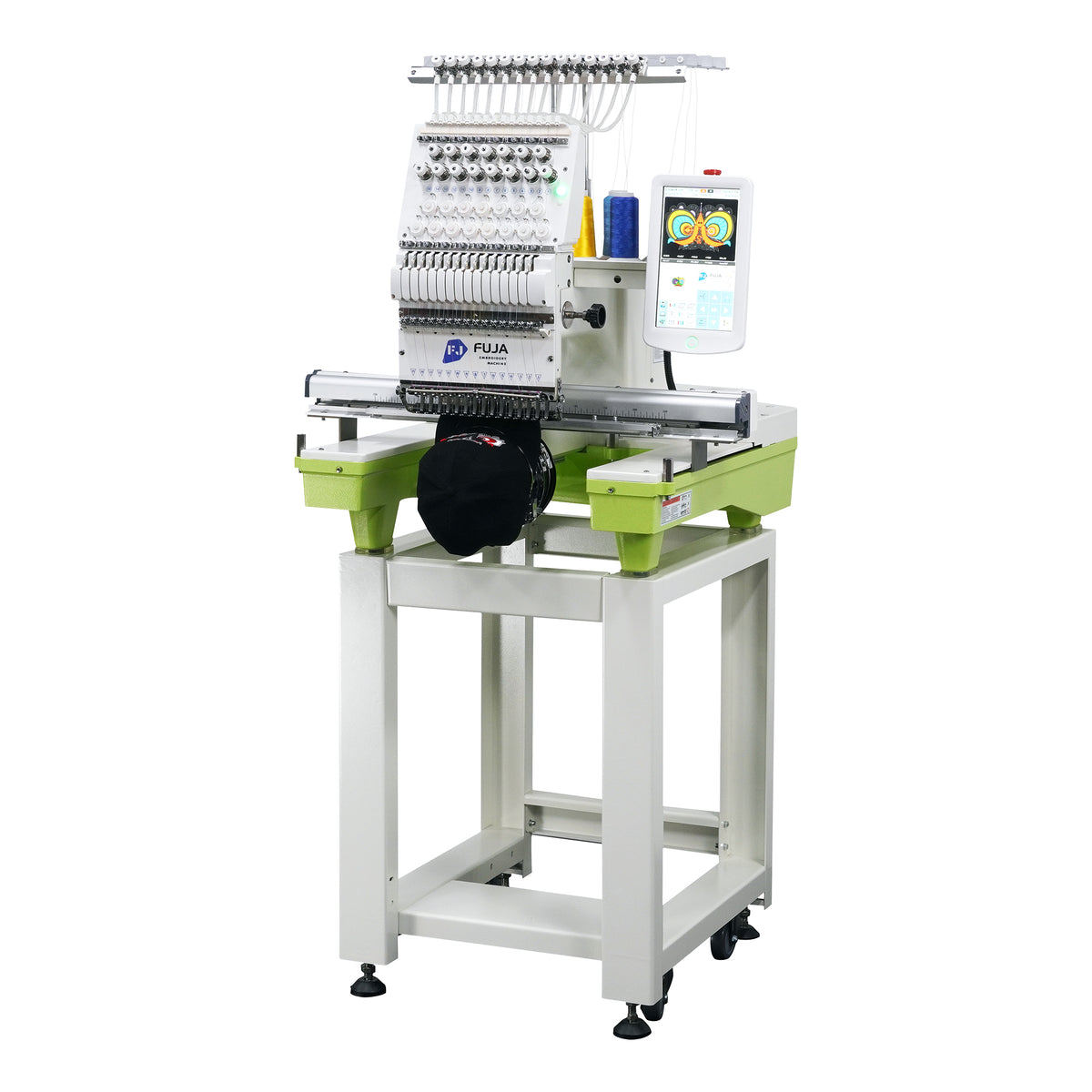 Computerized Single Head 12/15/20 Needles Embroidery Machine with 350*500mm