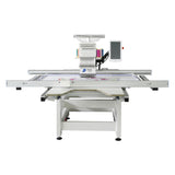 Máquina de bordado plano computarizada de un solo cabezal de gran formato para 700 x 1200 mm
