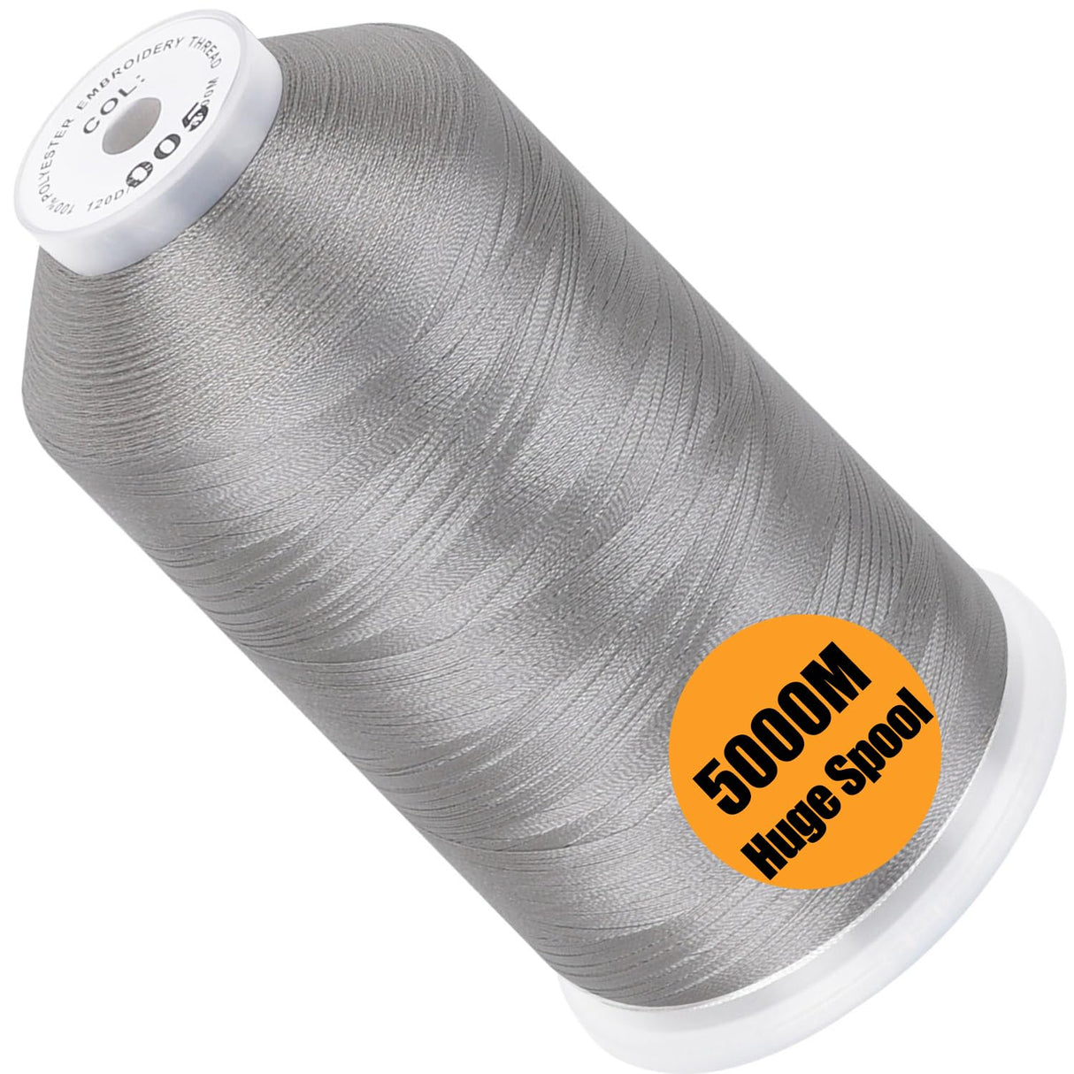 FUJA Polyester Embroidery Thread 108D/2 (40 wt), 5000 yd Cone