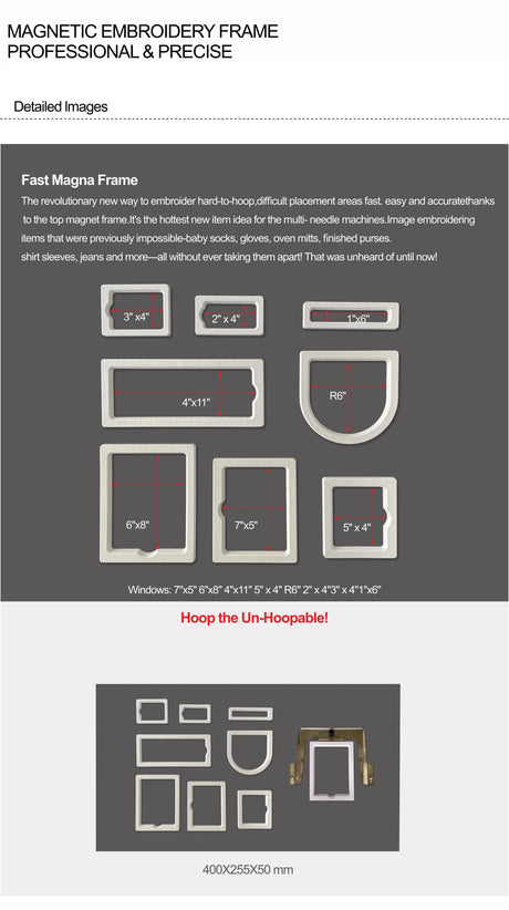 8-in-One Fast Hoops Magnetisch