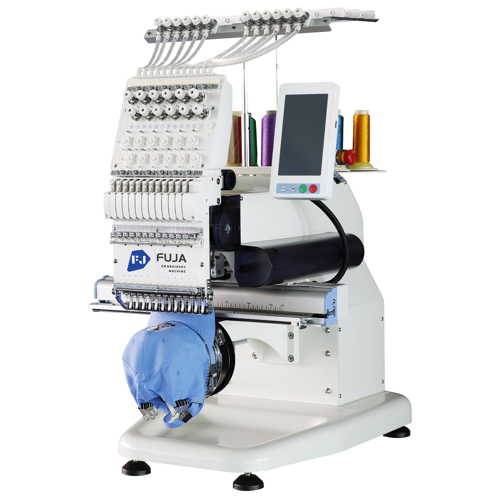 FUJA Single Head Commercial Embroidery Machine Household Computer hat cap t shirt hoodies embroidery 300*350 for beginners