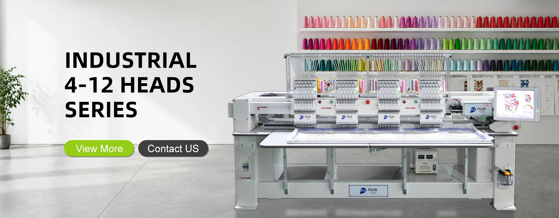 FUJA FJ-1506HQ Industrial Multi-Head Embroidery Machine