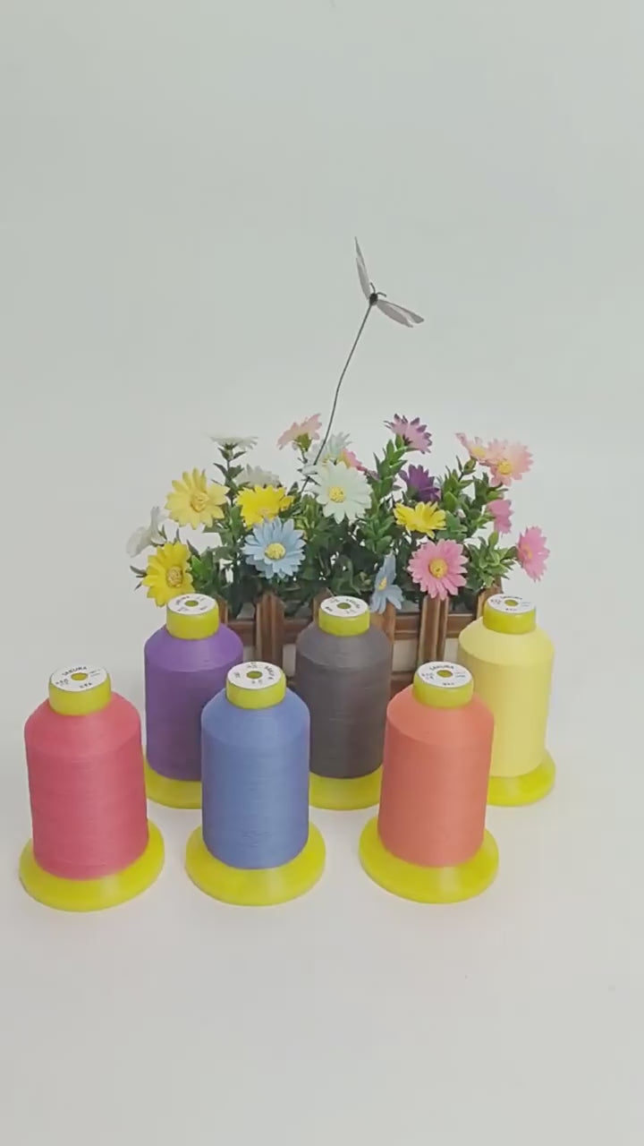 FUJA Thermochromic Color-Changing Embroidery Thread 150D/2, 2500 m