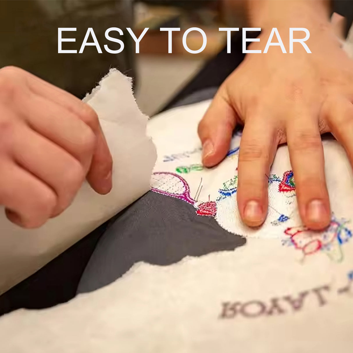 Tear Away Embroidery Stabilizer